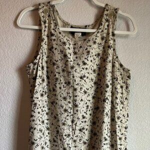 Requirements - Cream Floral Dress Womens
